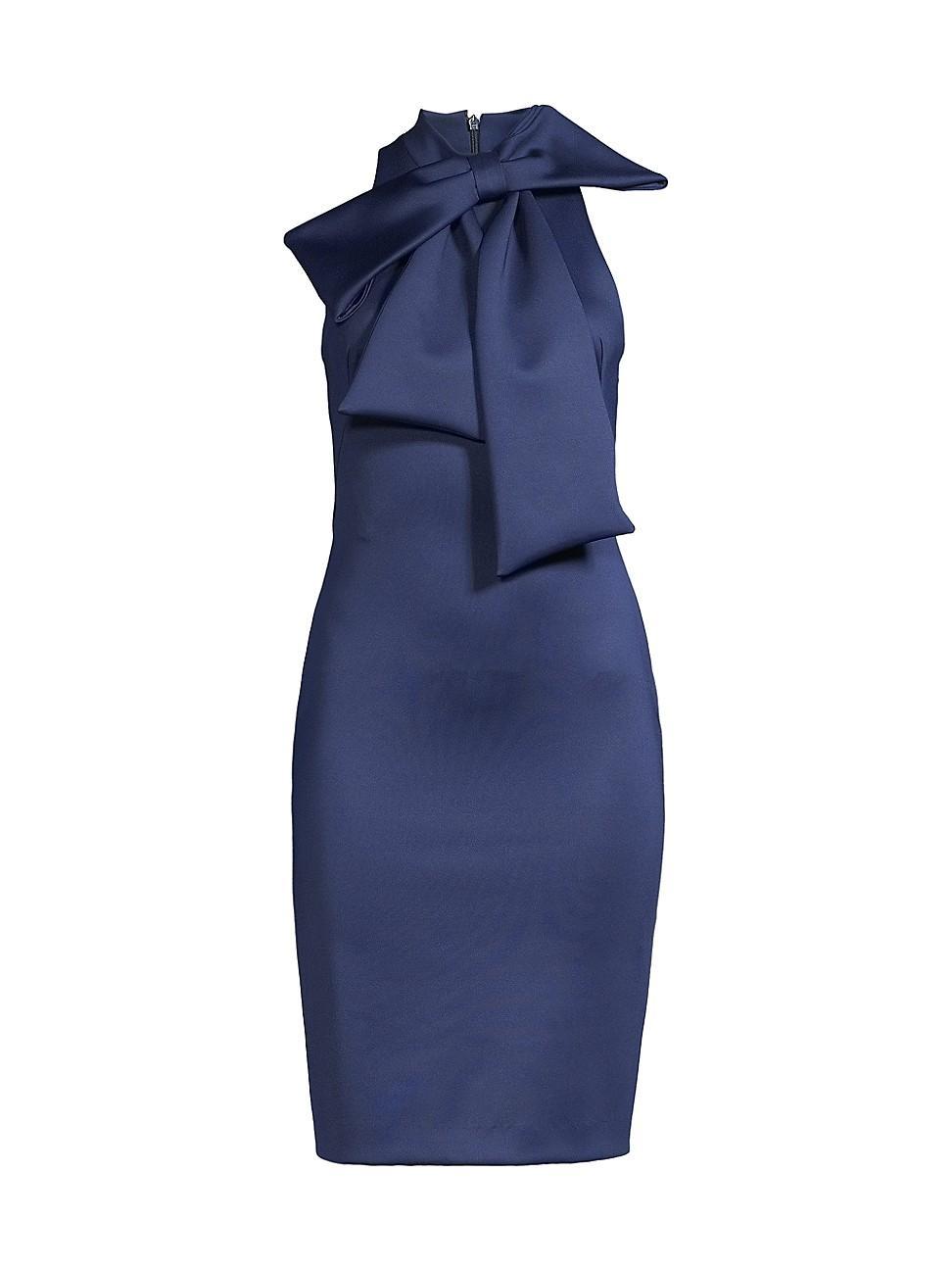 Womens Von Bow-Neck Sheath Dress Size 0 Product Image