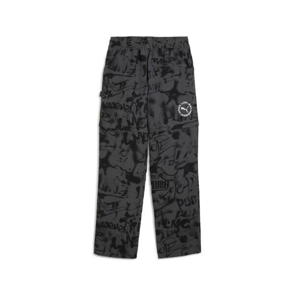 PUMA x LMC All-over Print Pants Men in Shadow Grey Product Image