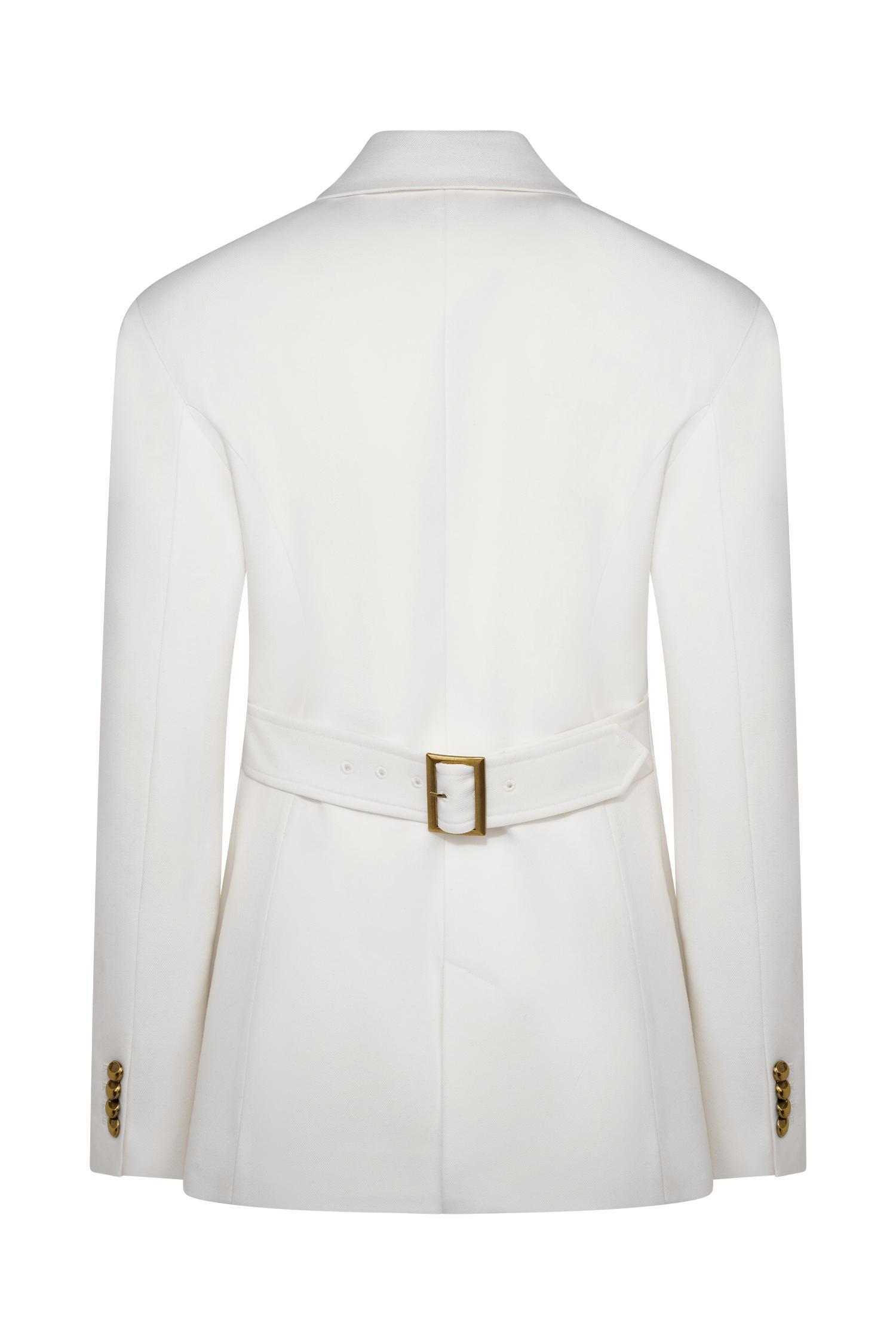 Bellamy Cinched Blazer - Ivory Product Image