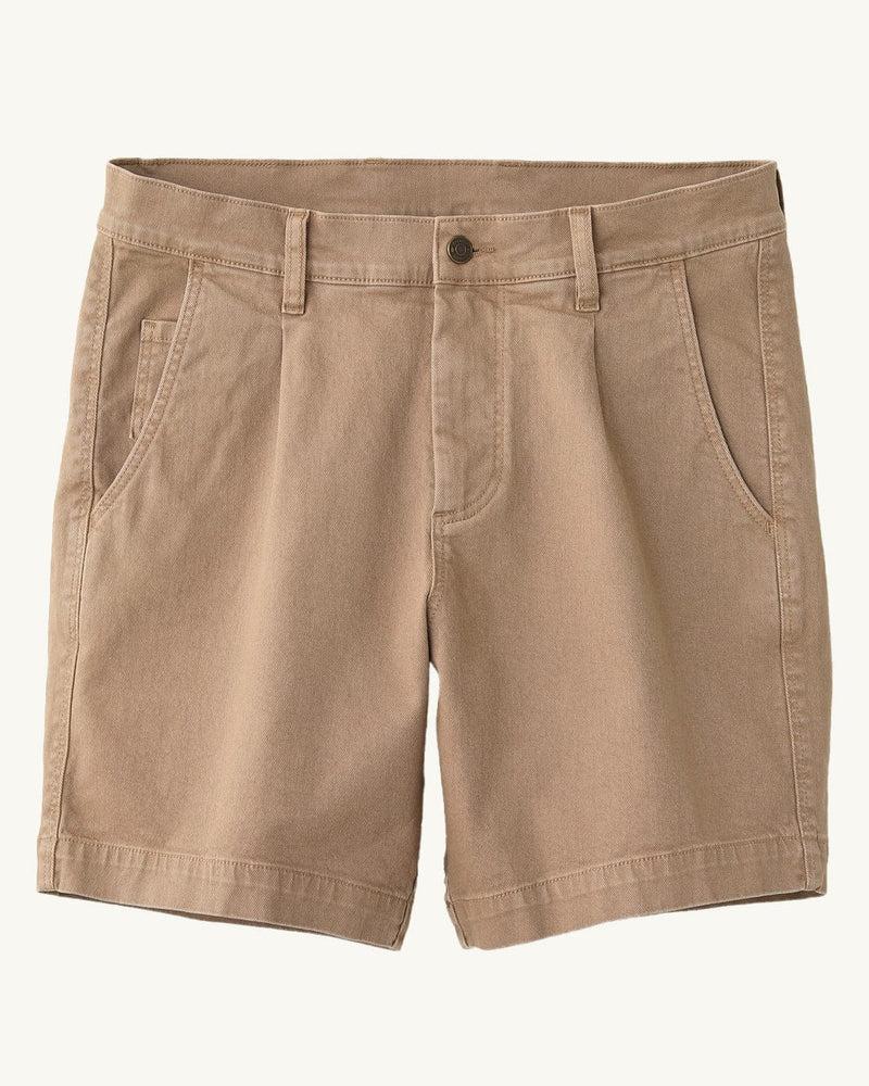 Heavy Twill Pleated Short - Grey Product Image