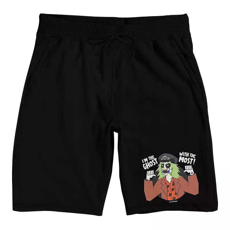 Men's Beetlejuice "I'm the Ghost with the Most" Pajama Shorts,  Product Image