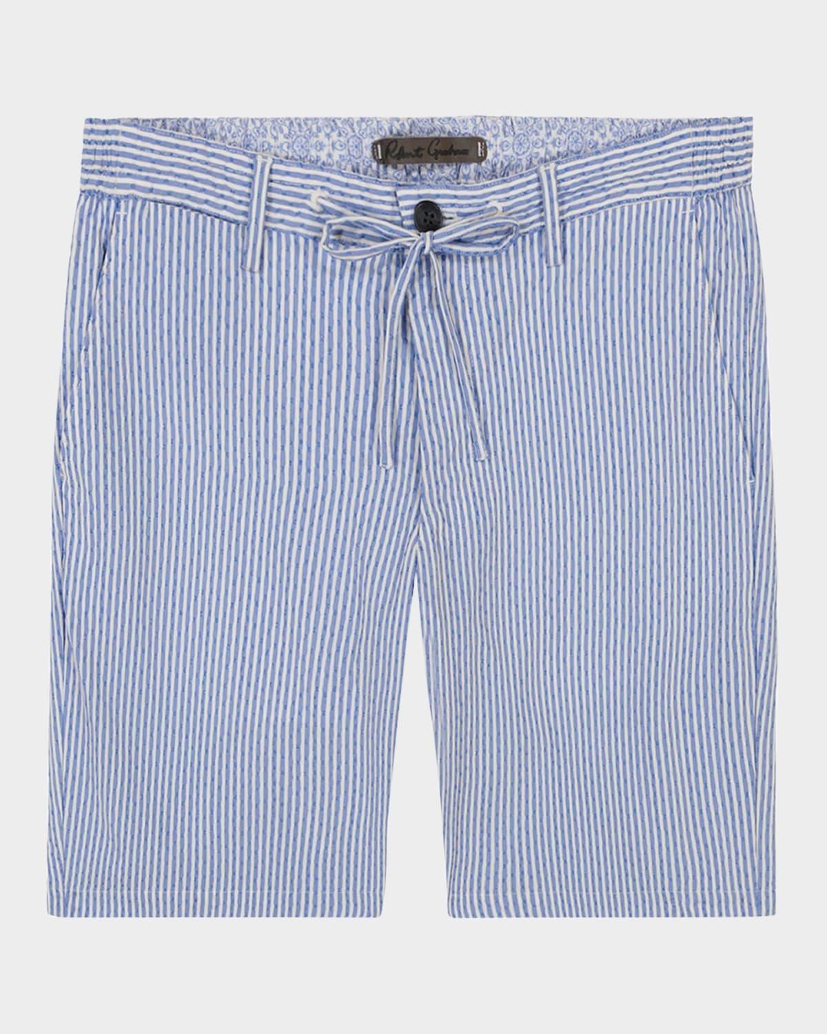 Mens Fornillo Striped Woven Drawstring Shorts Product Image