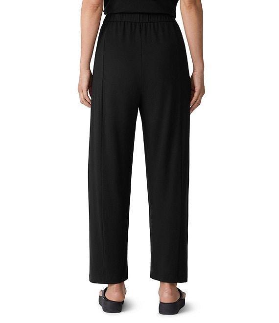 Eileen Fisher Jersey Knit Straight Ankle Pants Product Image