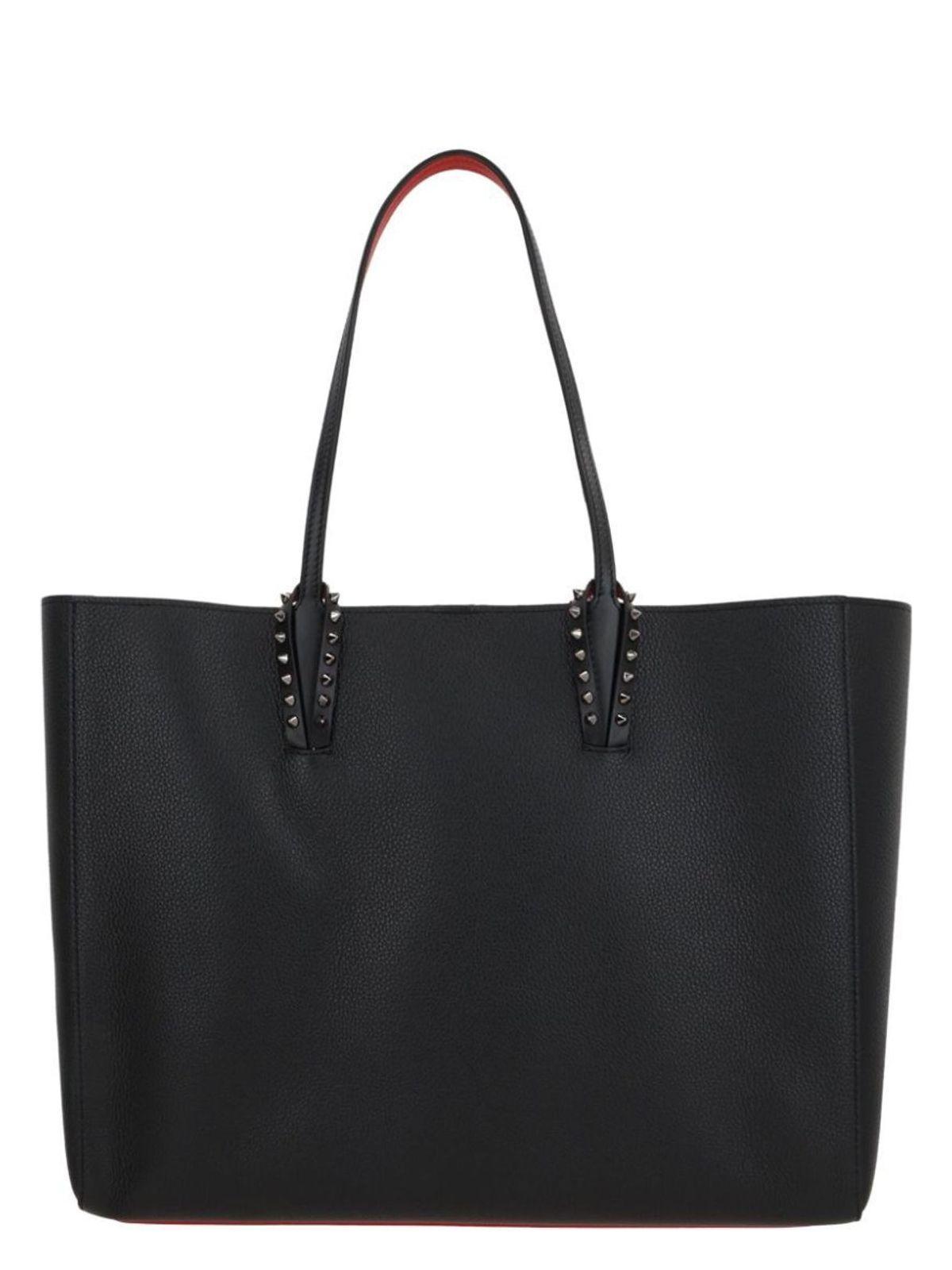 CHRISTIAN LOUBOUTIN Studded Spike Tote Bag In Black Product Image