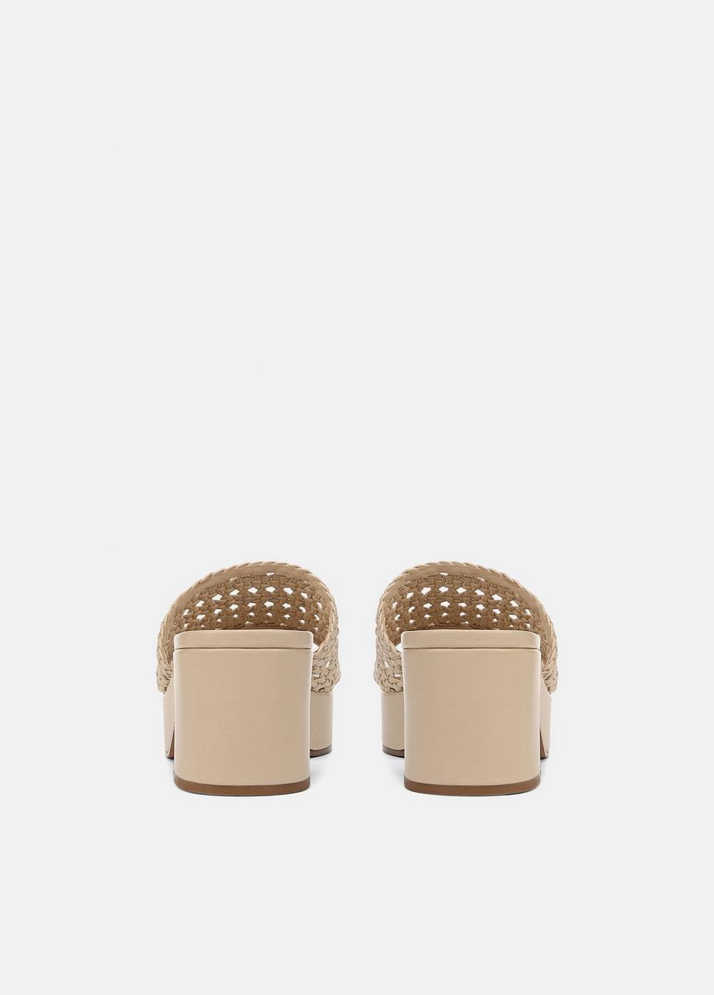 Margo Woven Leather Platform Sandal Product Image