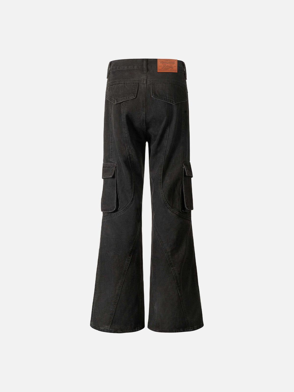 Aelfric Eden Multi Pocket Flared Jeans Product Image