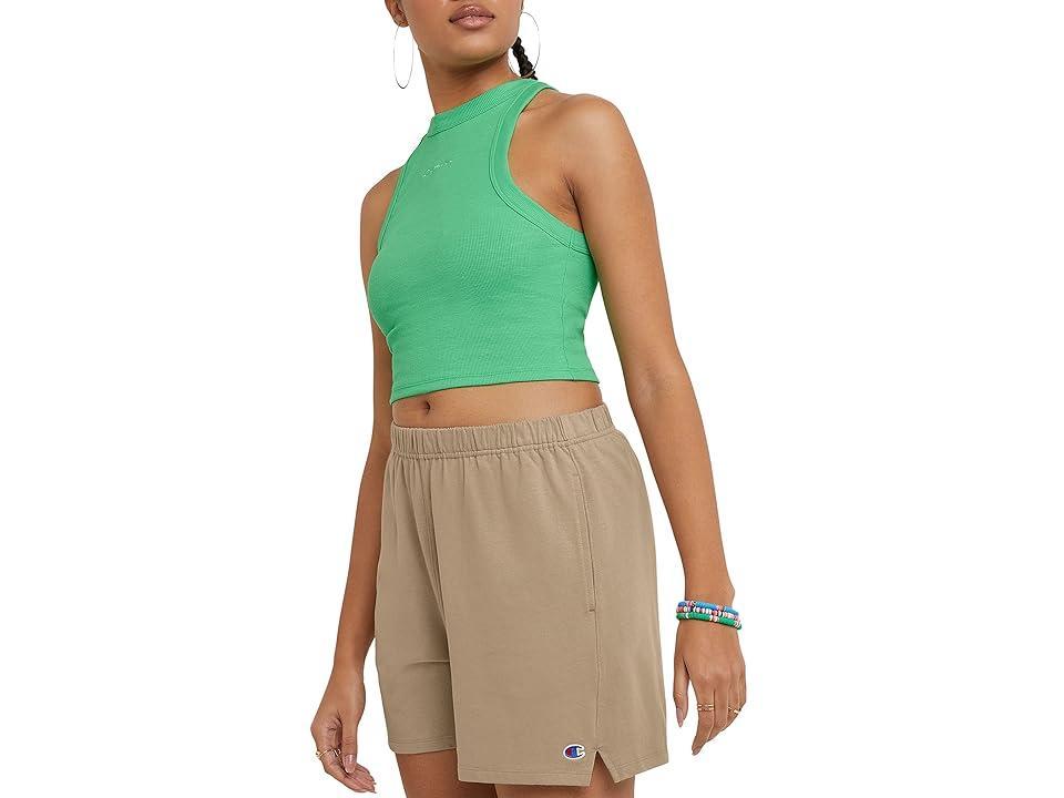 Champion Fitted Rib Tank (Happy Spring ) Women's Clothing Product Image