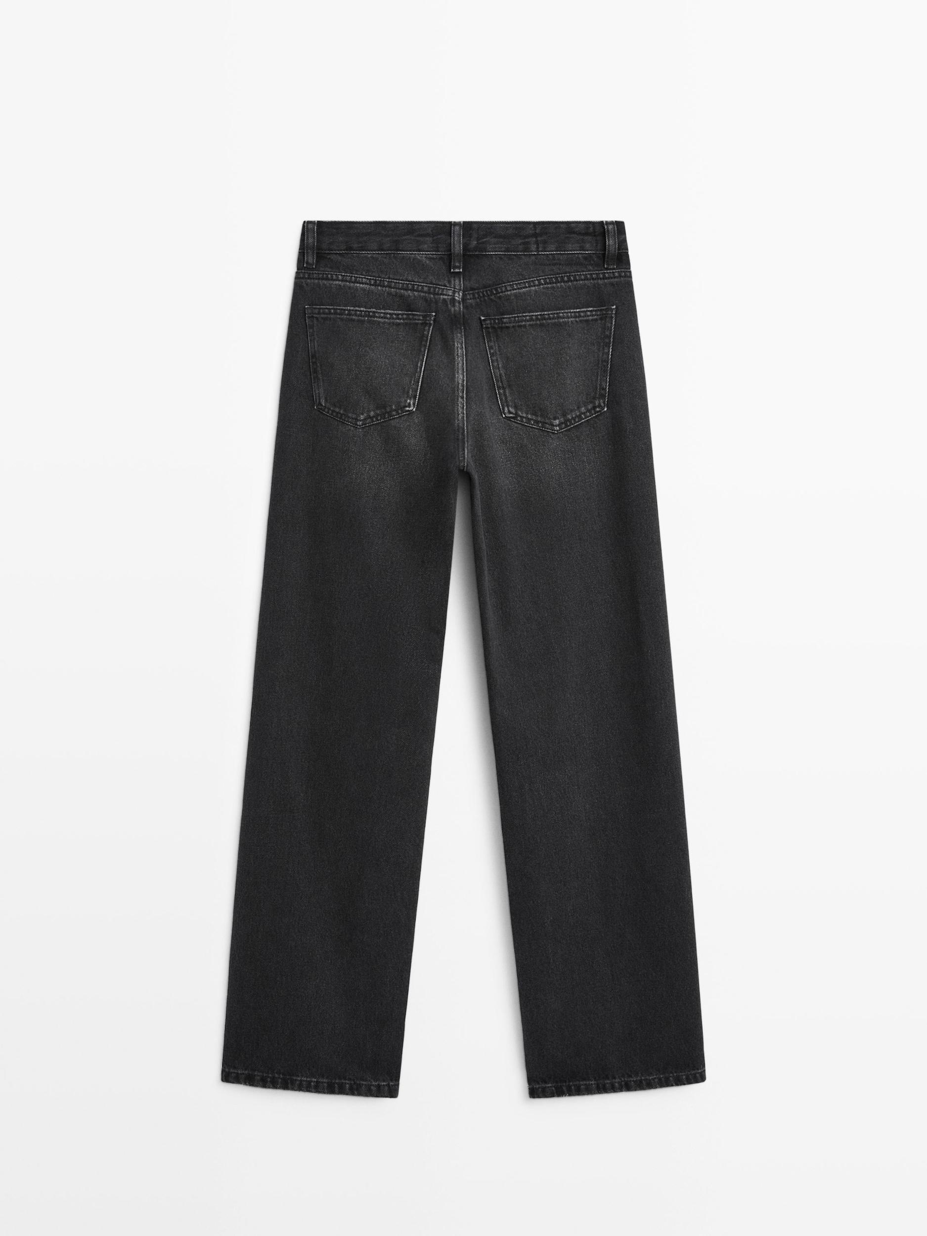 Mid-rise wide-leg jeans Product Image