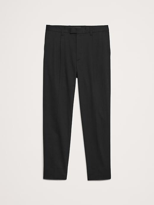 Pleated Cropped Italian-Stretch Chino Product Image