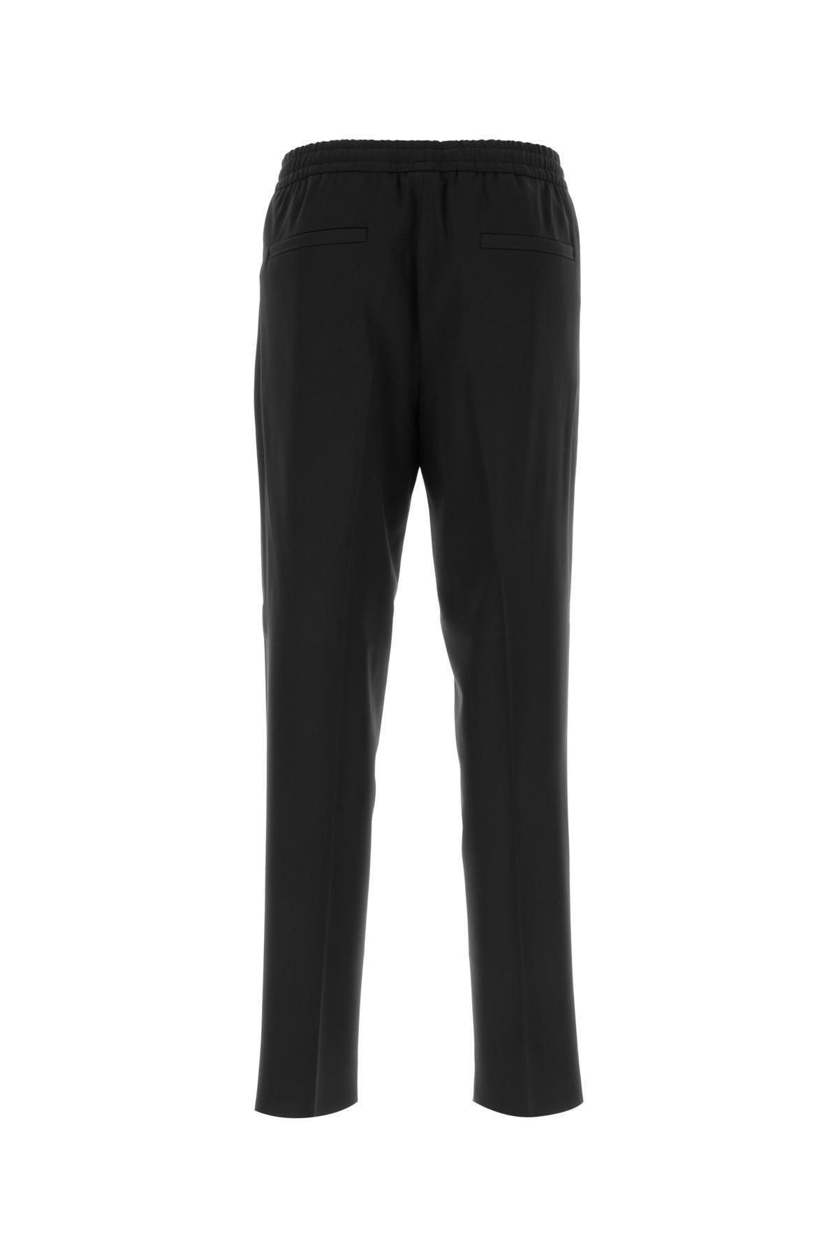 ZEGNA Black Stretch Polyester Blend Joggers Product Image