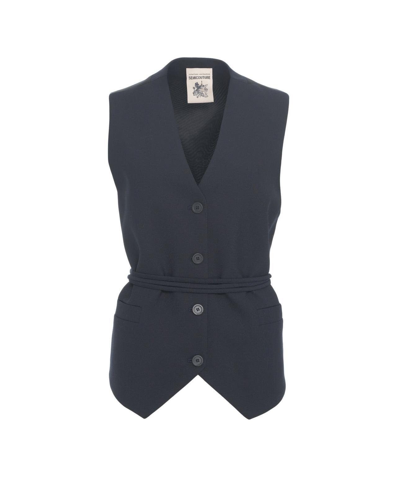 Vest with waist belt 'Antonina' Product Image