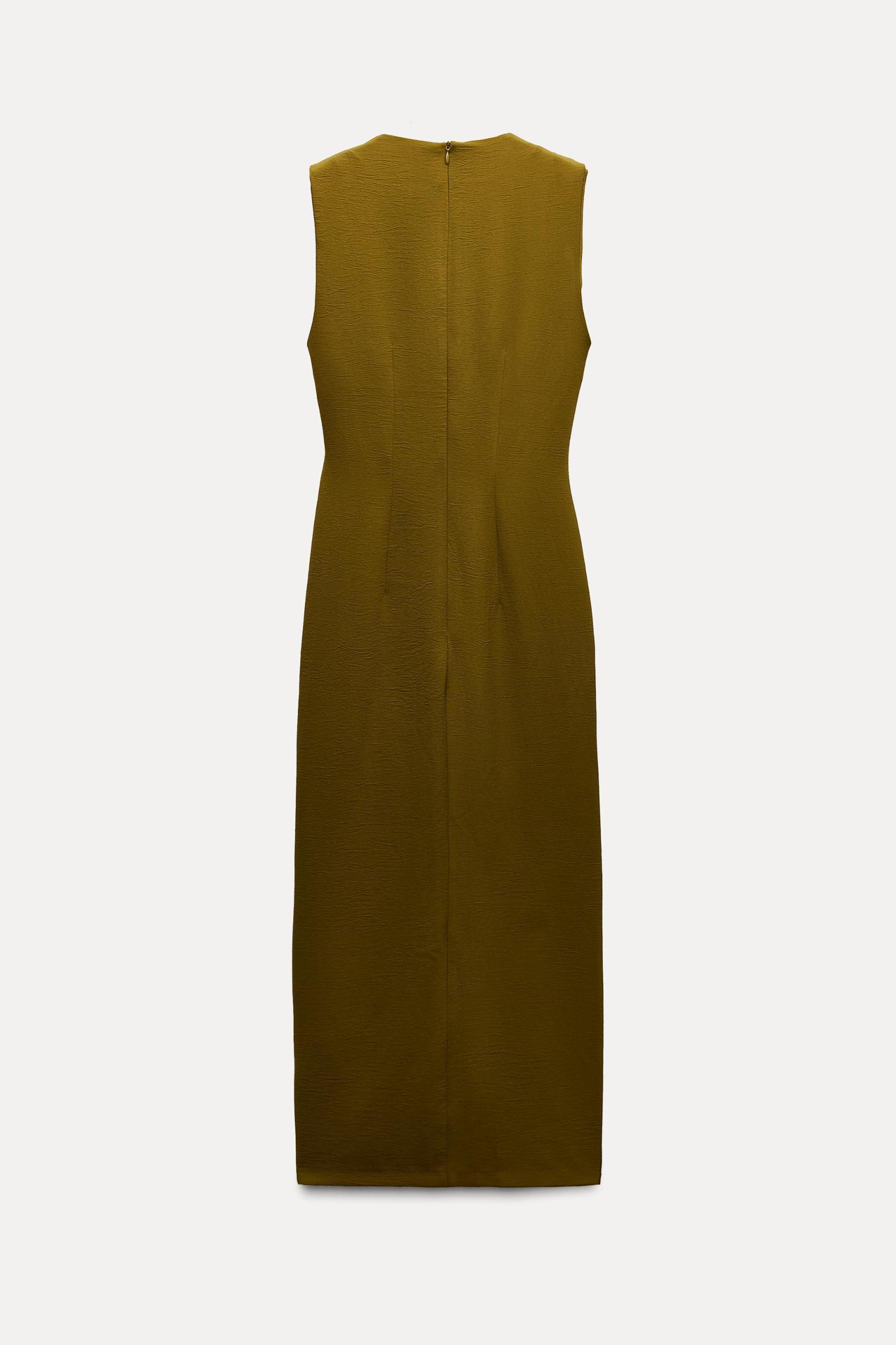 DRAPED MIDI DRESS Product Image