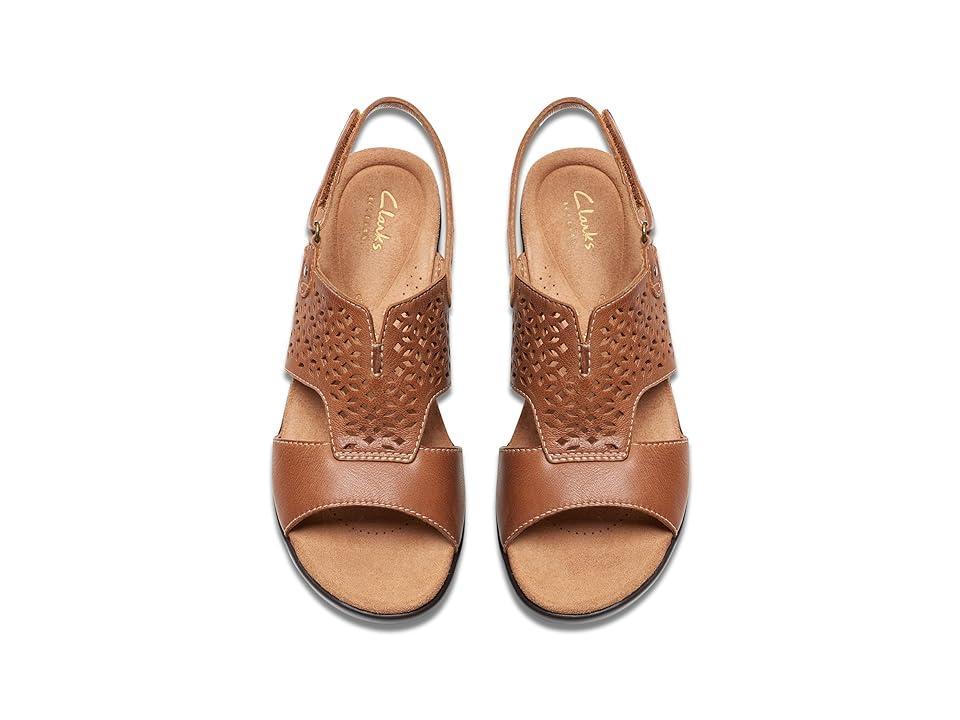 Clarks Tuleah Sun Leather) Women's Sandals Product Image