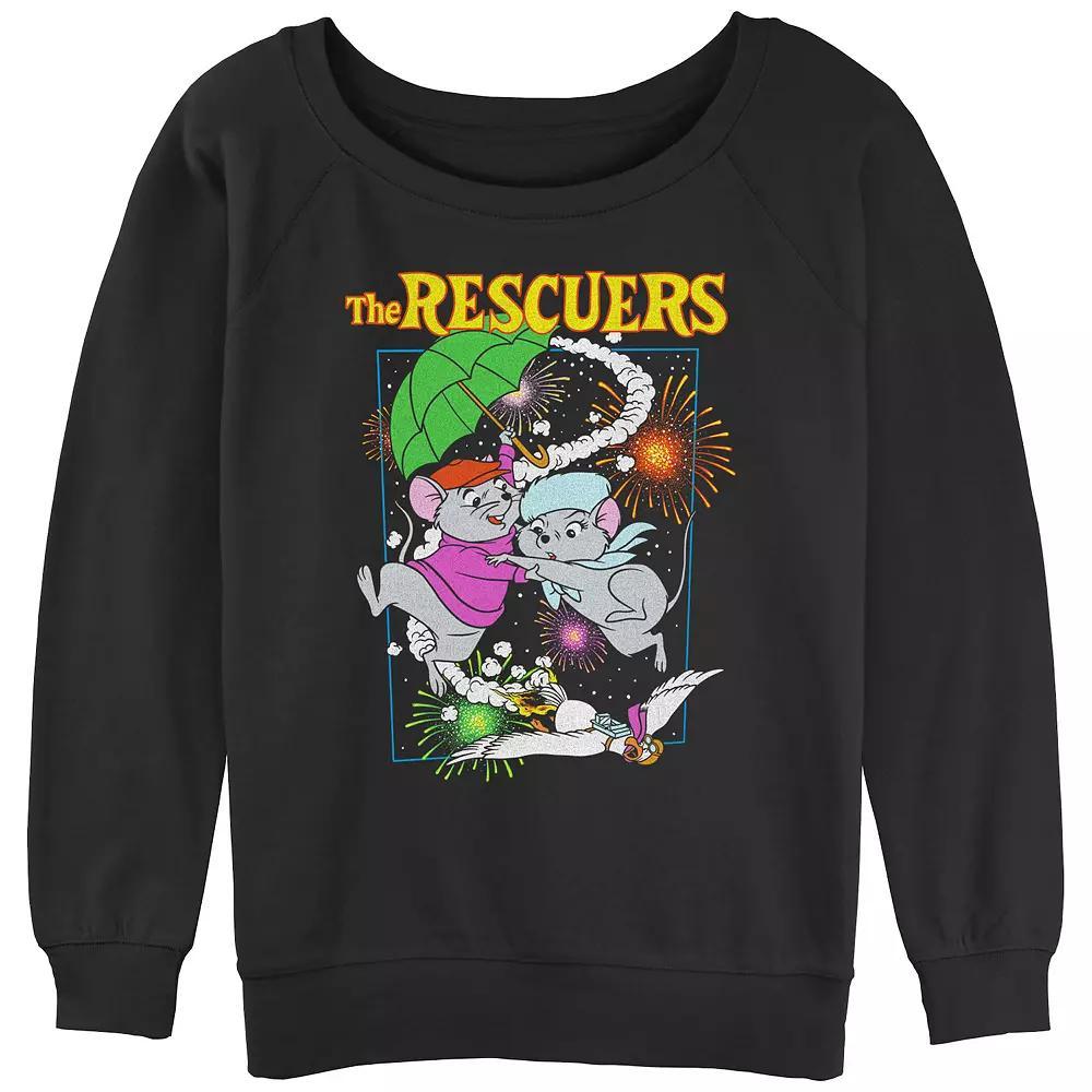 Disney's The Emperor New Groove Kuzco's Palace Juniors' Graphic Slouchy Terry, Women's, Size: XXL, Black Product Image