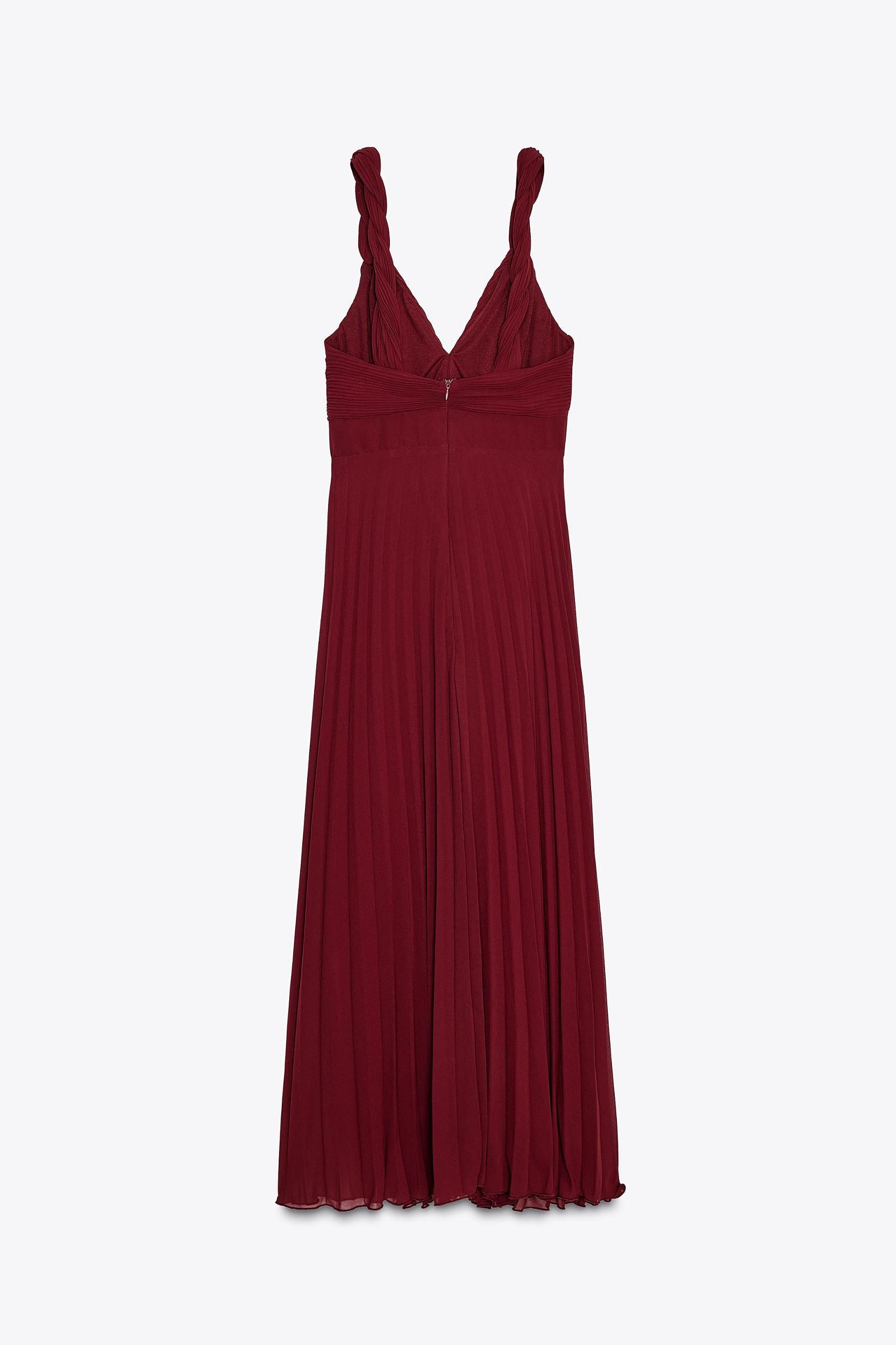 PLEATED MIDI DRESS Product Image