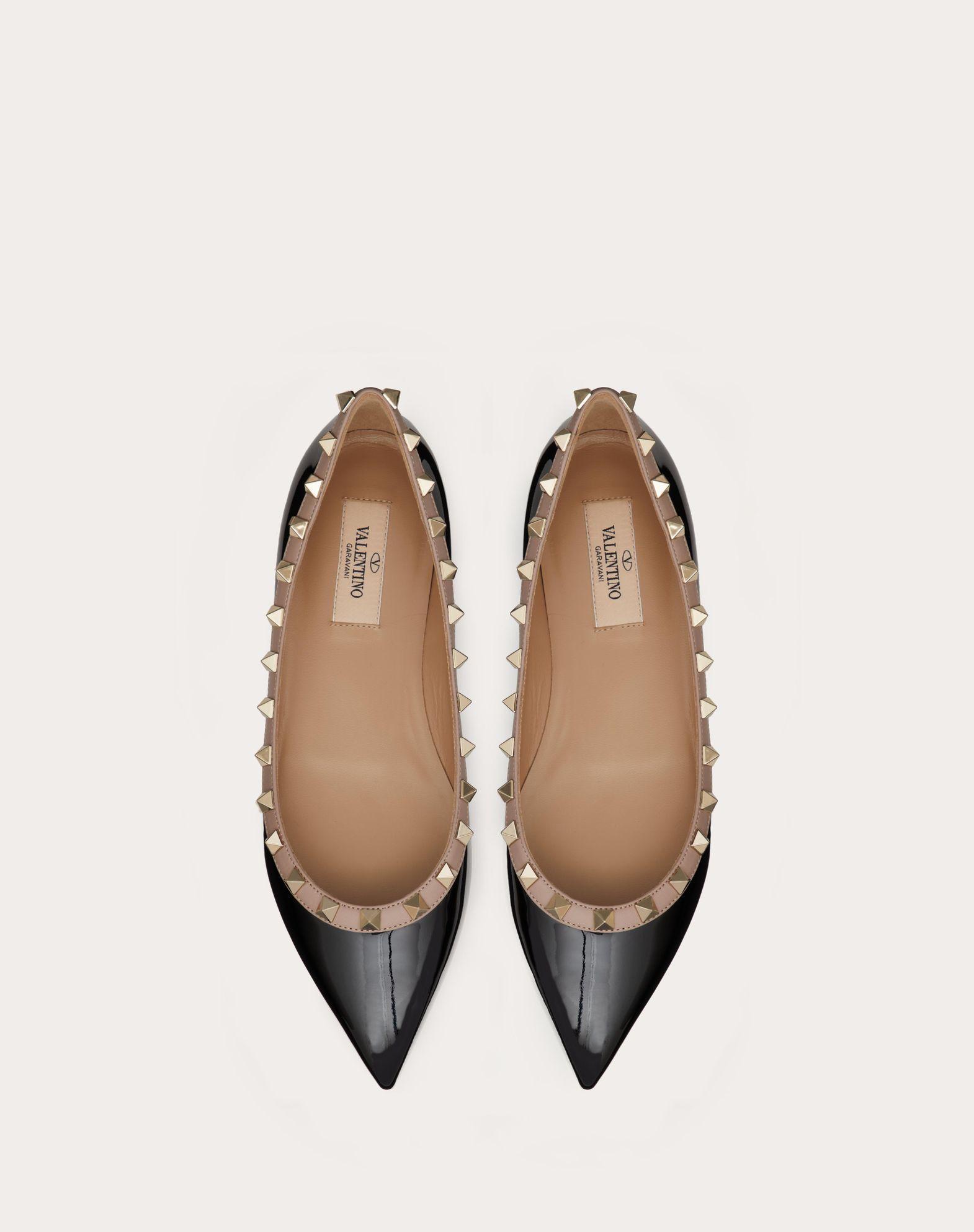 Patent Rockstud Ballet Flat Product Image