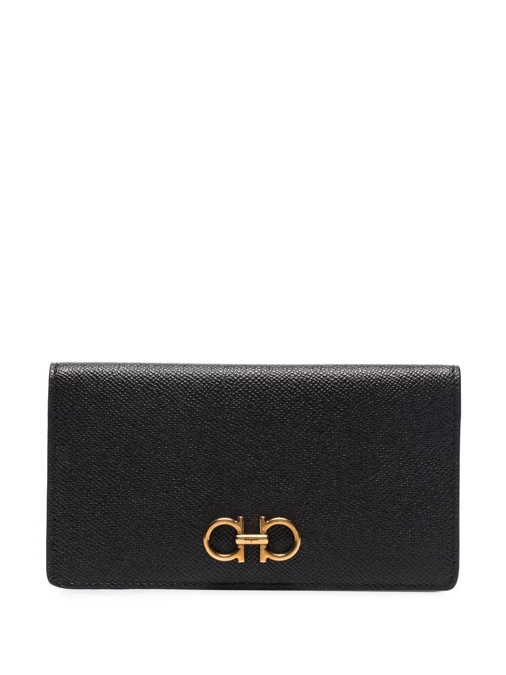 FERRAGAMO Gancini Wallet In Black Product Image