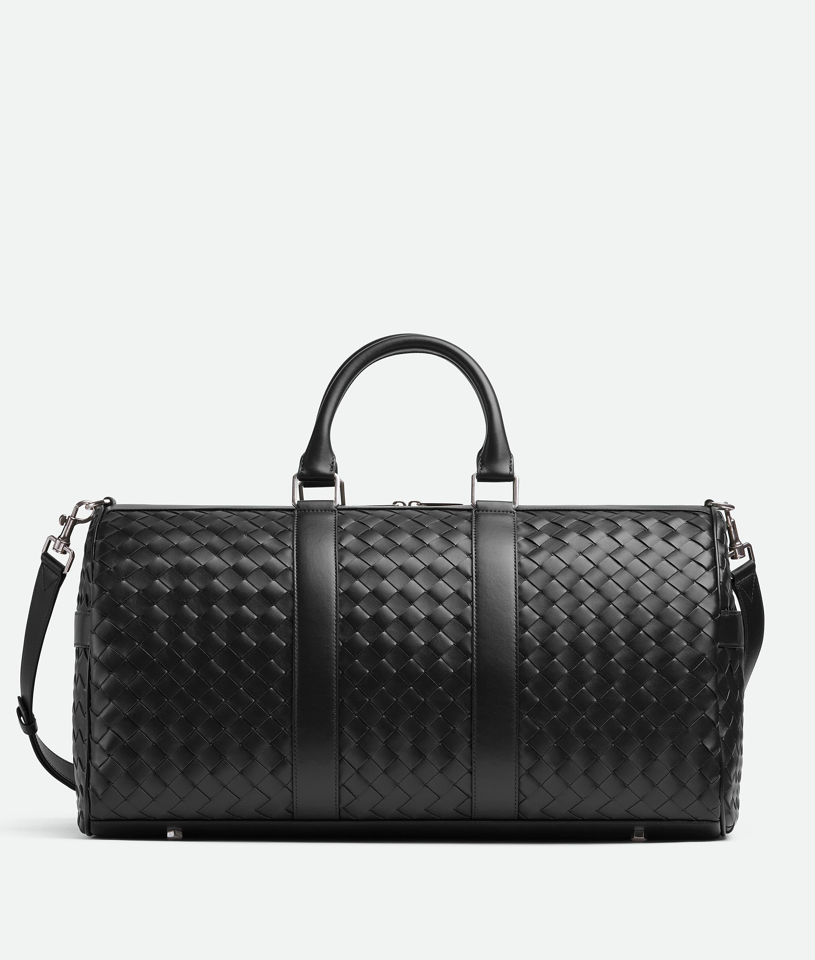 Men's Intrecciato Duffle in Black Product Image