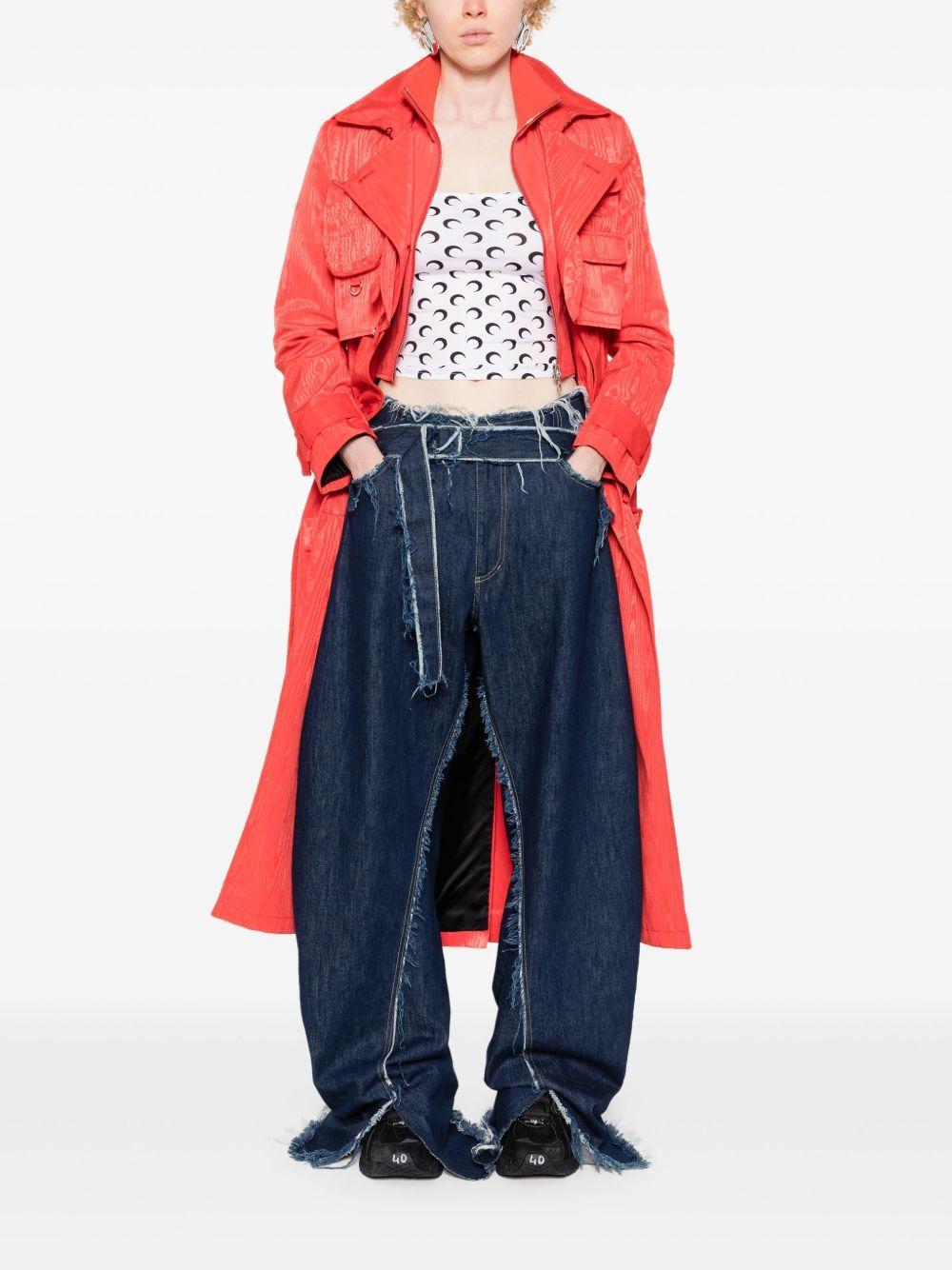 Crescent Moon-print tube top Product Image