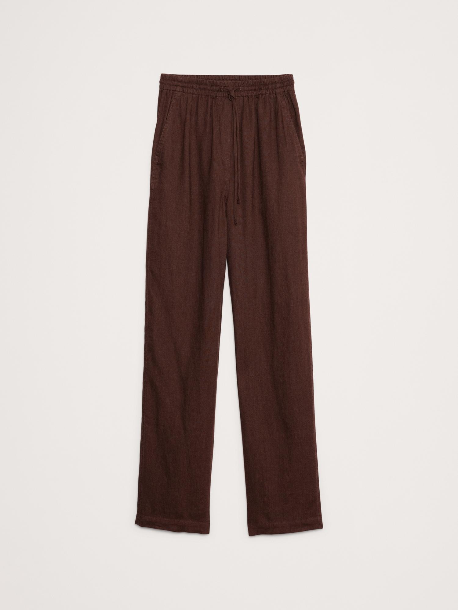 Linen Pull-On Ankle Pant Product Image