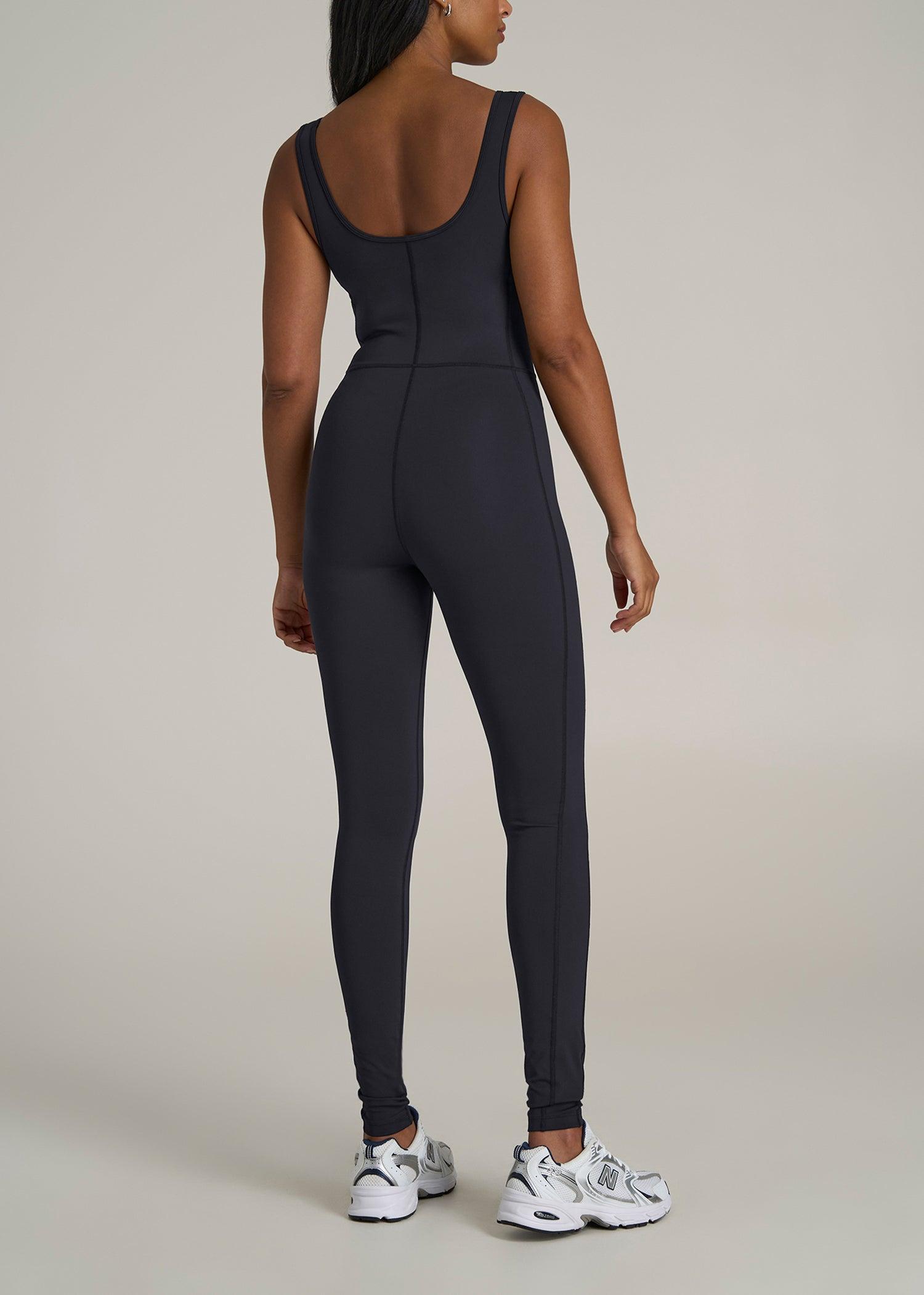 Balance Scoop Neck Tall Women's Jumpsuit in Black Product Image