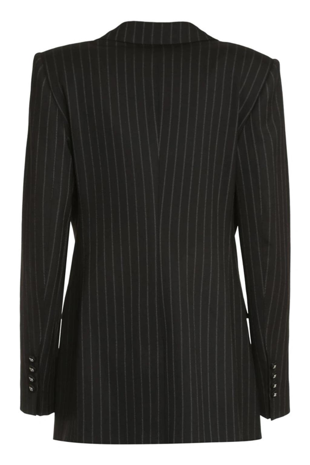 DOLCE & GABBANA Single-breasted One Button Jacket In Black Product Image