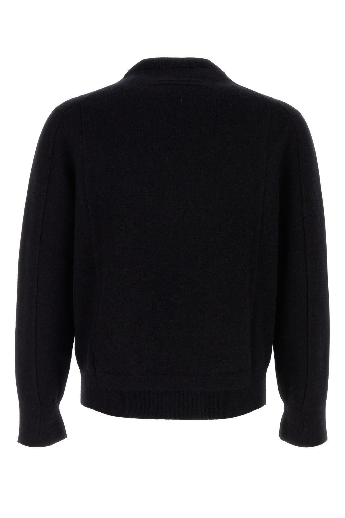 ZEGNA Wool And Cashmere Crew Neck-52 Nd  Male In Black Product Image