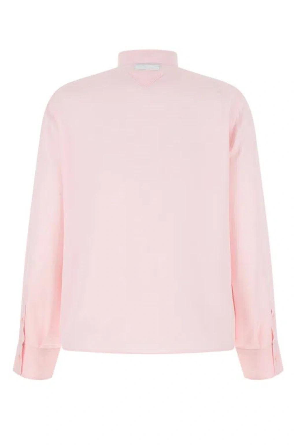 Pastel Pink Crepe Shirt Pink  Donna 46 Product Image