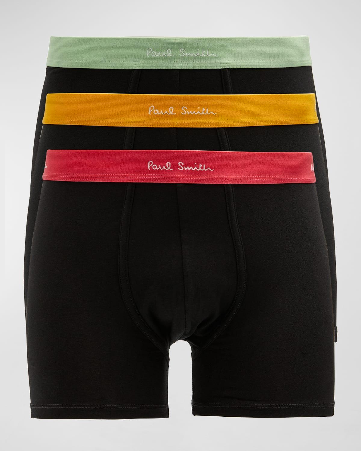 Mens 3-Pack Boxer Briefs with Color Bands Product Image