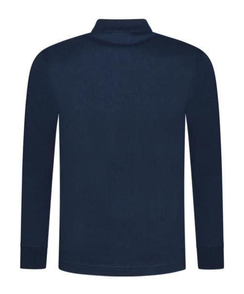 HUGO BOSS Long-sleeved Polo Shirt In Black Product Image