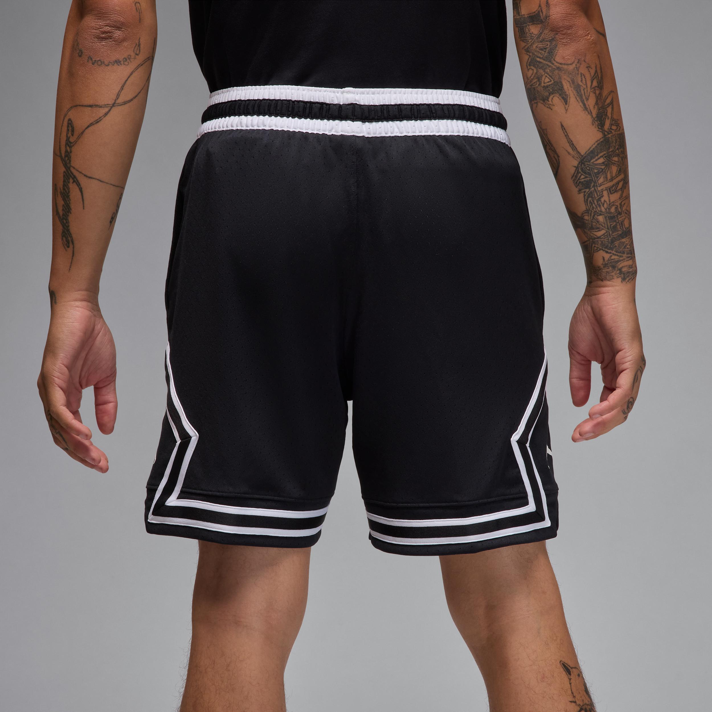 Mens Jordan Sport Dri-FIT Mesh Diamond Shorts | HF9910-011 Product Image