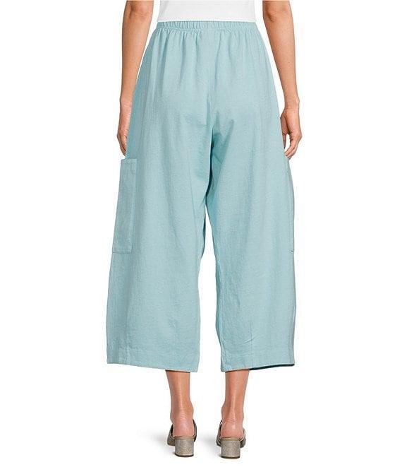 Bryn Walker Pasha Cotton Jersey Elastic Waist Cropped Pant Product Image