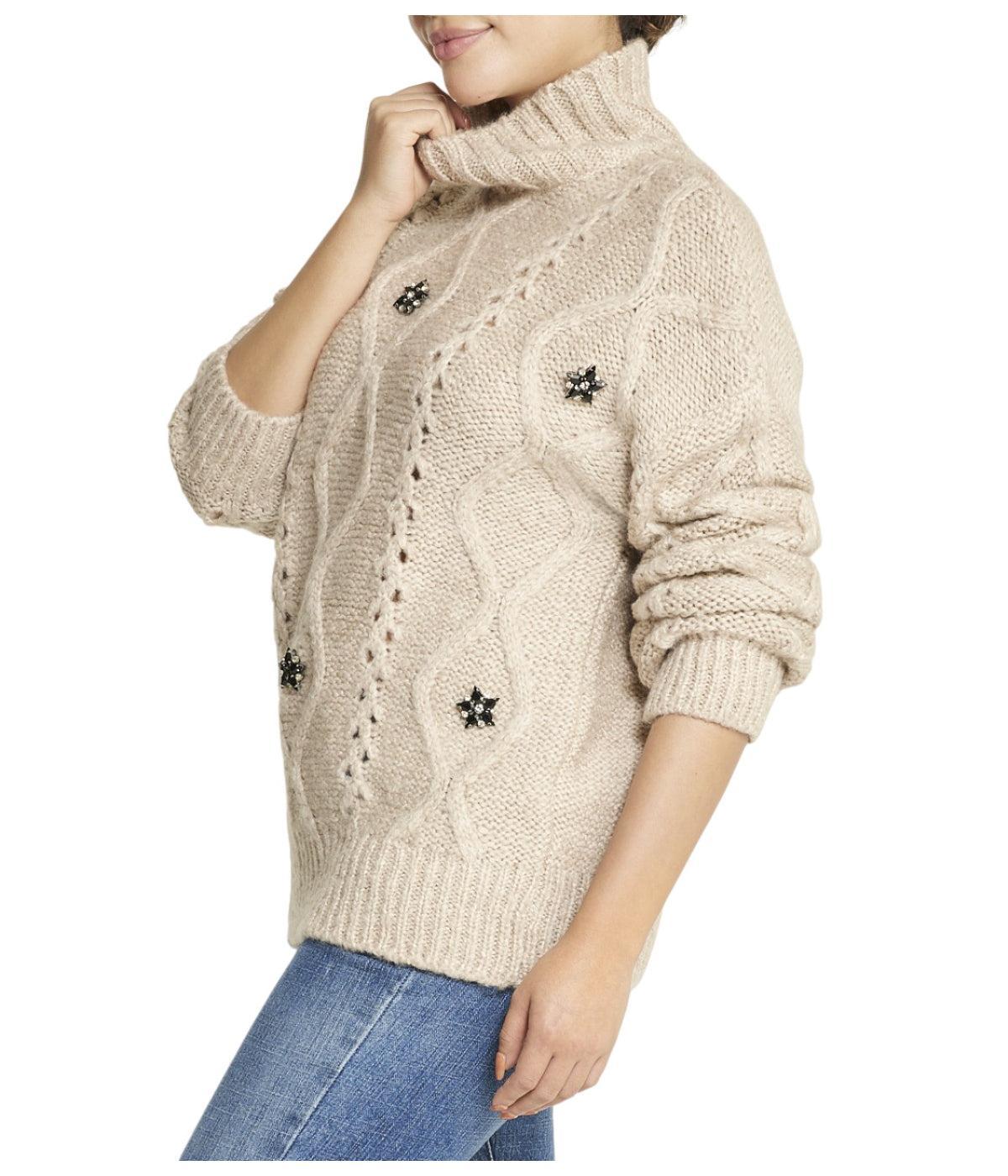 Floral Embellished Sweater Product Image