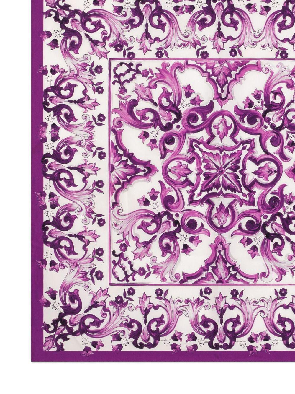 Majolica-print scarf Product Image