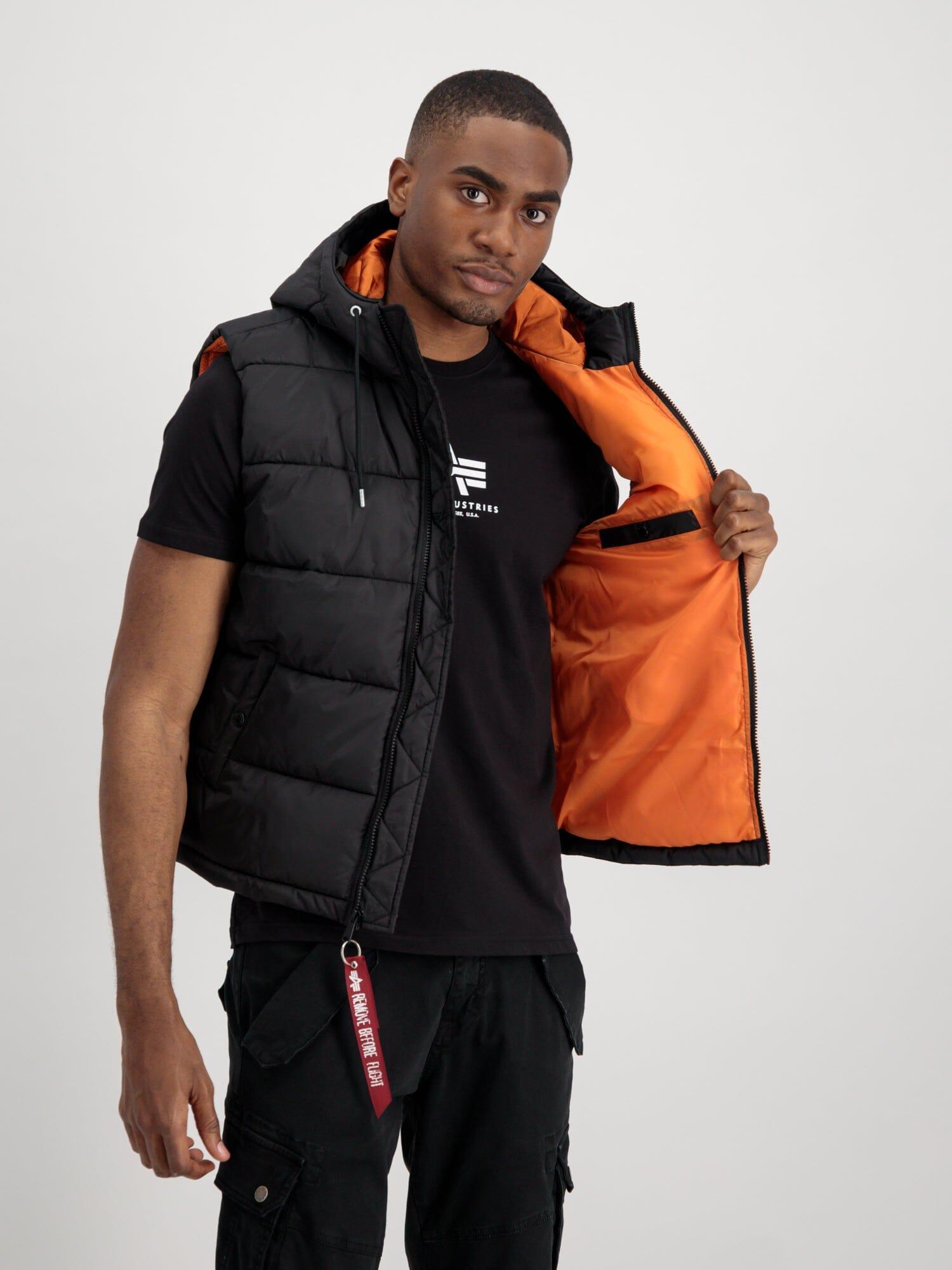 HOODED PUFFER VEST Male Product Image