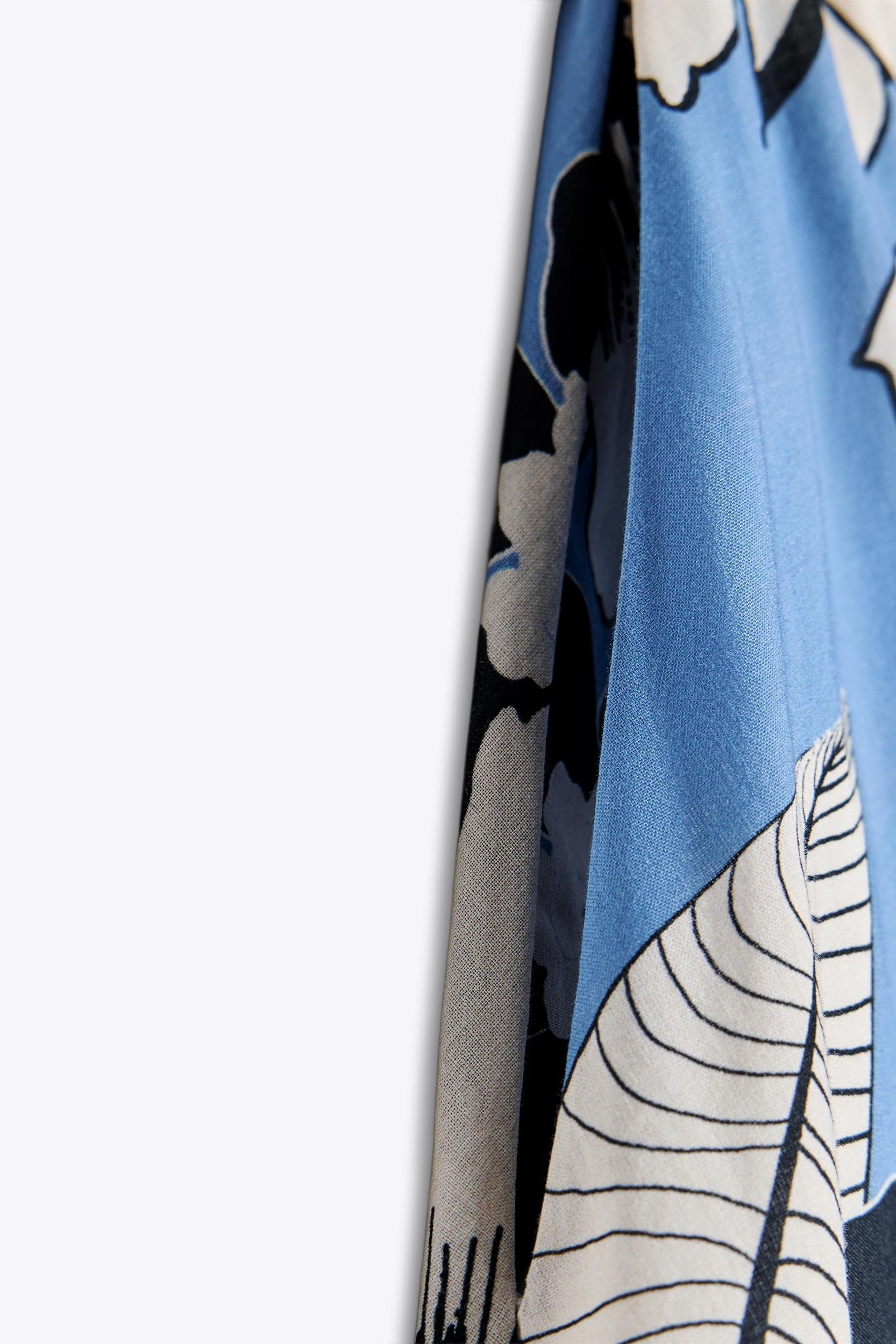 ZW COLLECTION PRINTED MIDI SKIRT Product Image