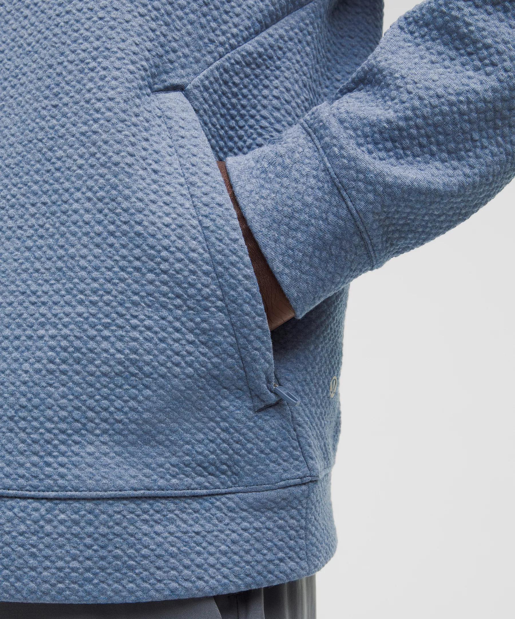 Textured Double-Knit Cotton Hoodie Product Image