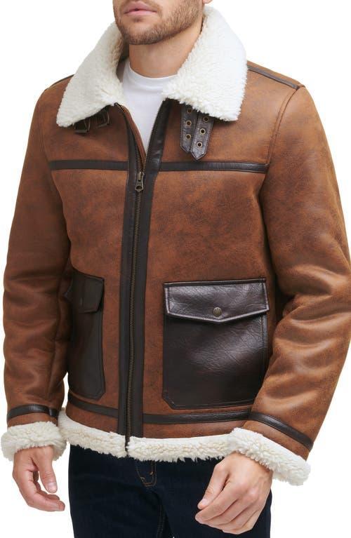 Levis Mens Faux Shearling Shortie Rancher Jacket Product Image