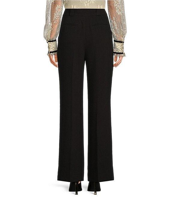 A Loves A Woven Suiting High Rise Coin Pocket Pleated Front Point Hem Pants Product Image
