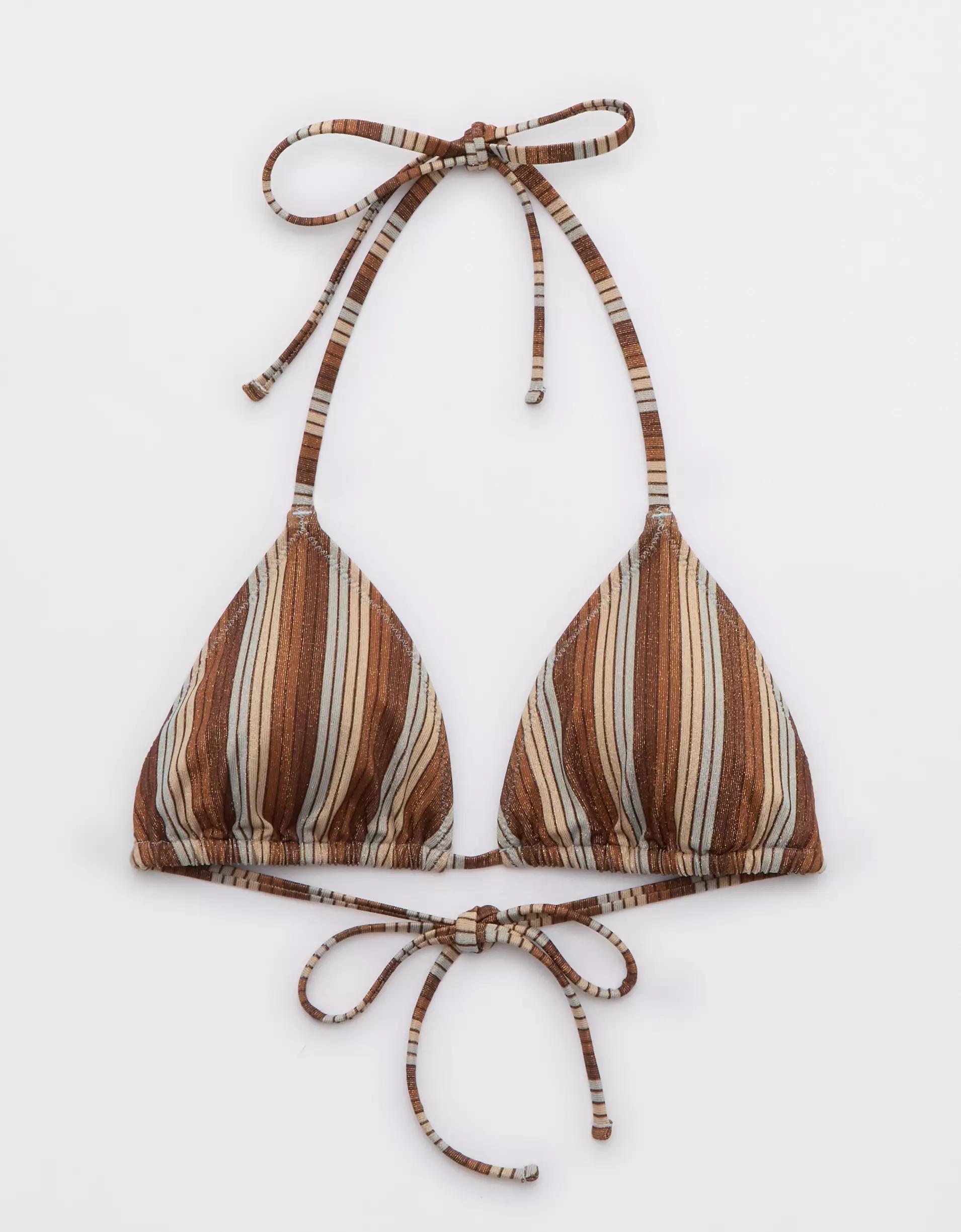 Aerie The Sun-Lover Sparkle Bikini Top Product Image