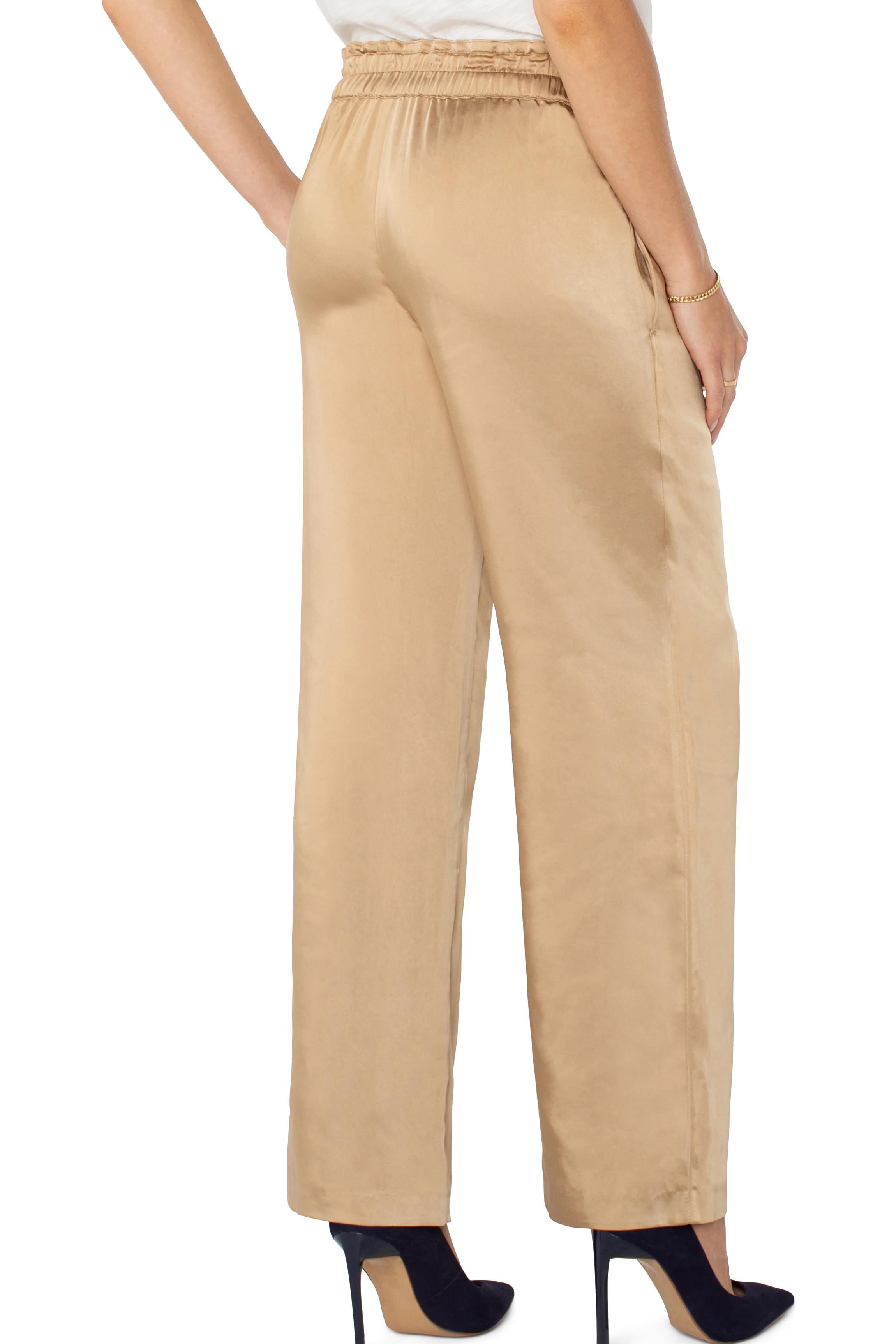 Belted Paperback Wide Leg Pant Product Image