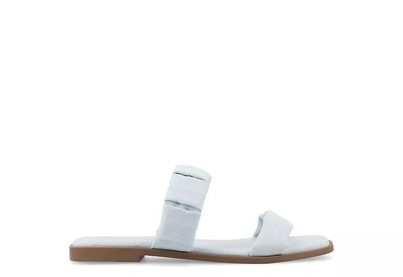 Journee Pegie Women's Tru Comfort Foam™ Sandals, Size: 7, Light Blue Product Image