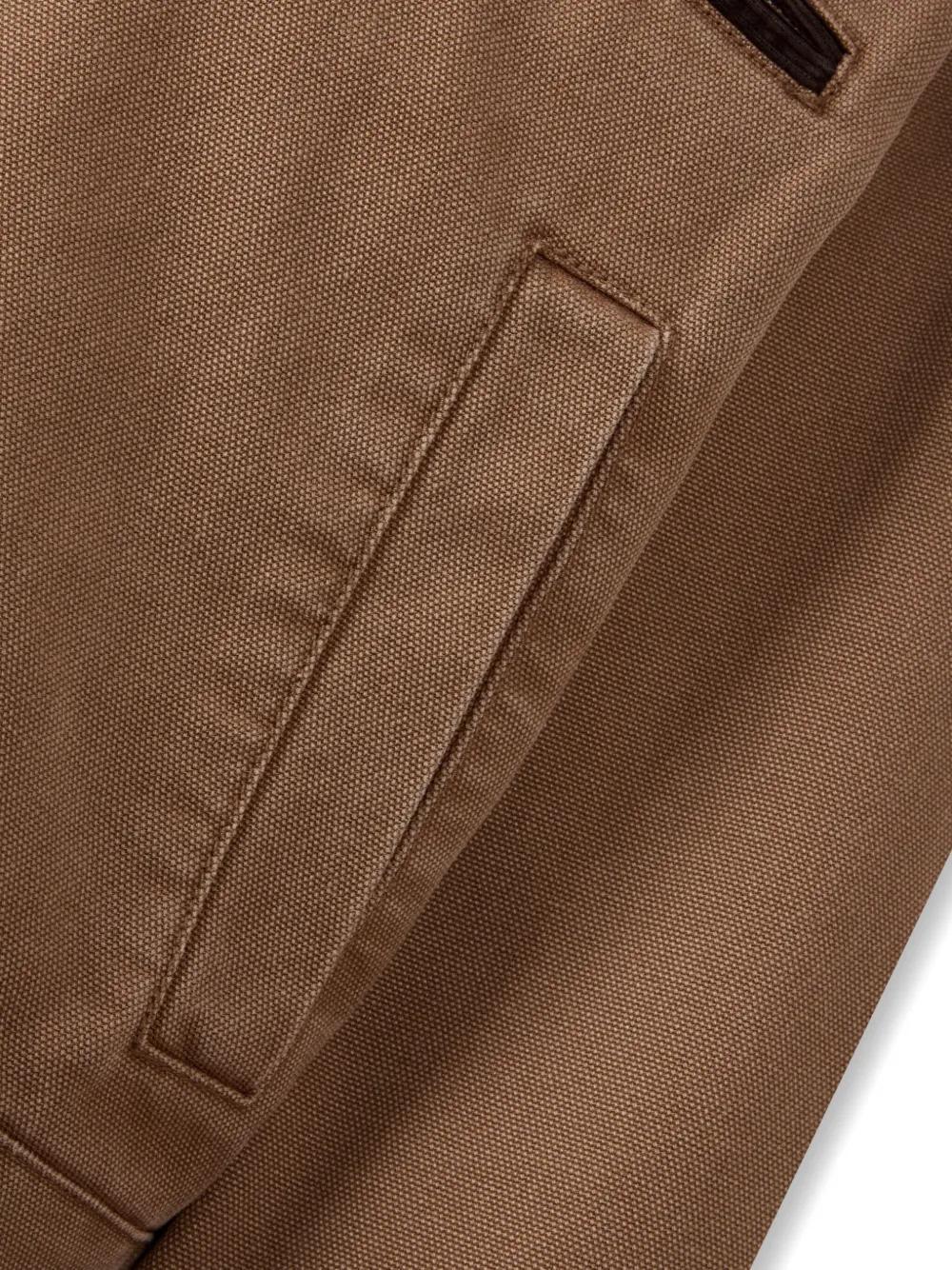 corduroy-collar cropped jacket Product Image