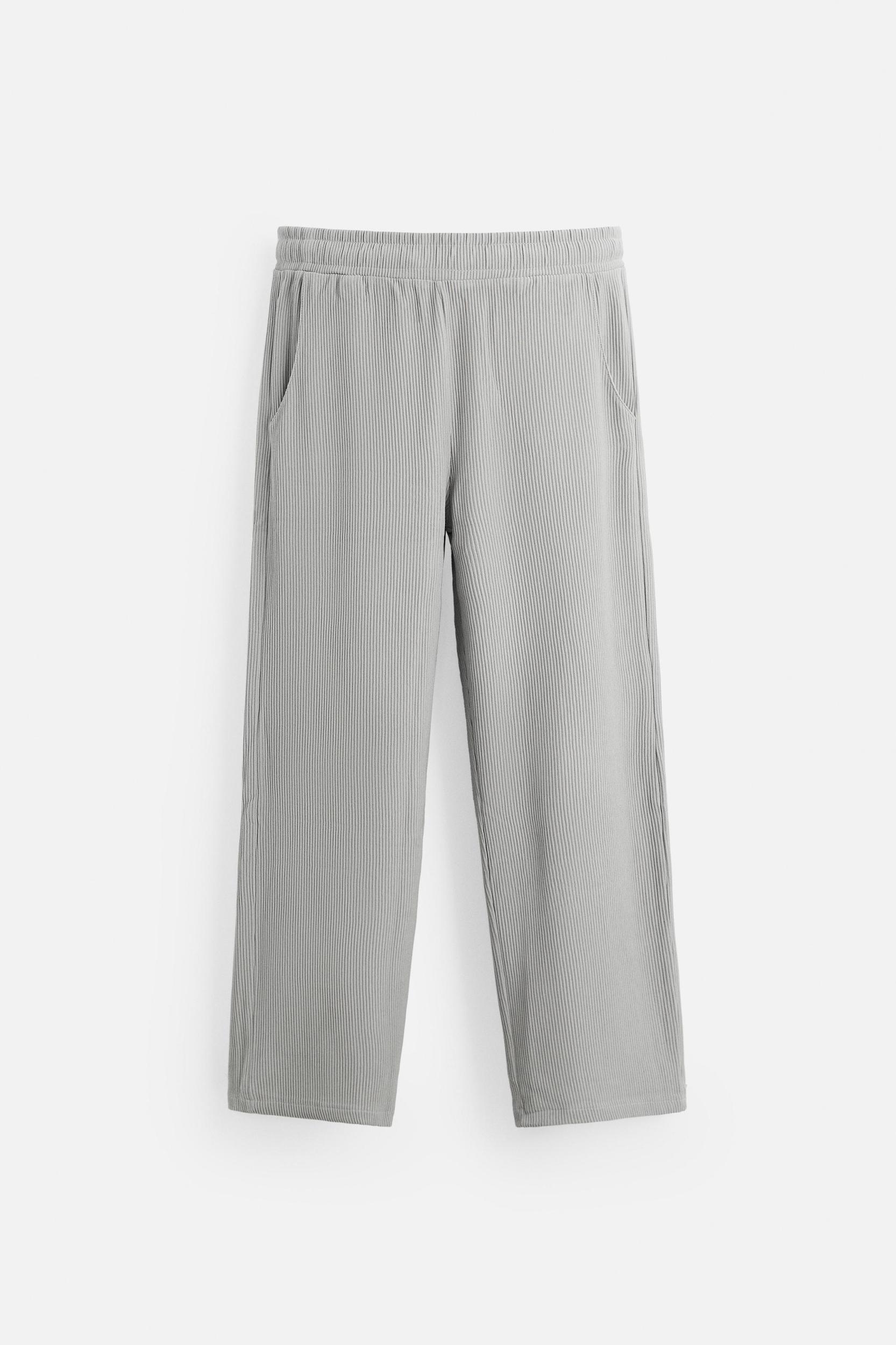 TEXTURED JOGGER PANTS Product Image