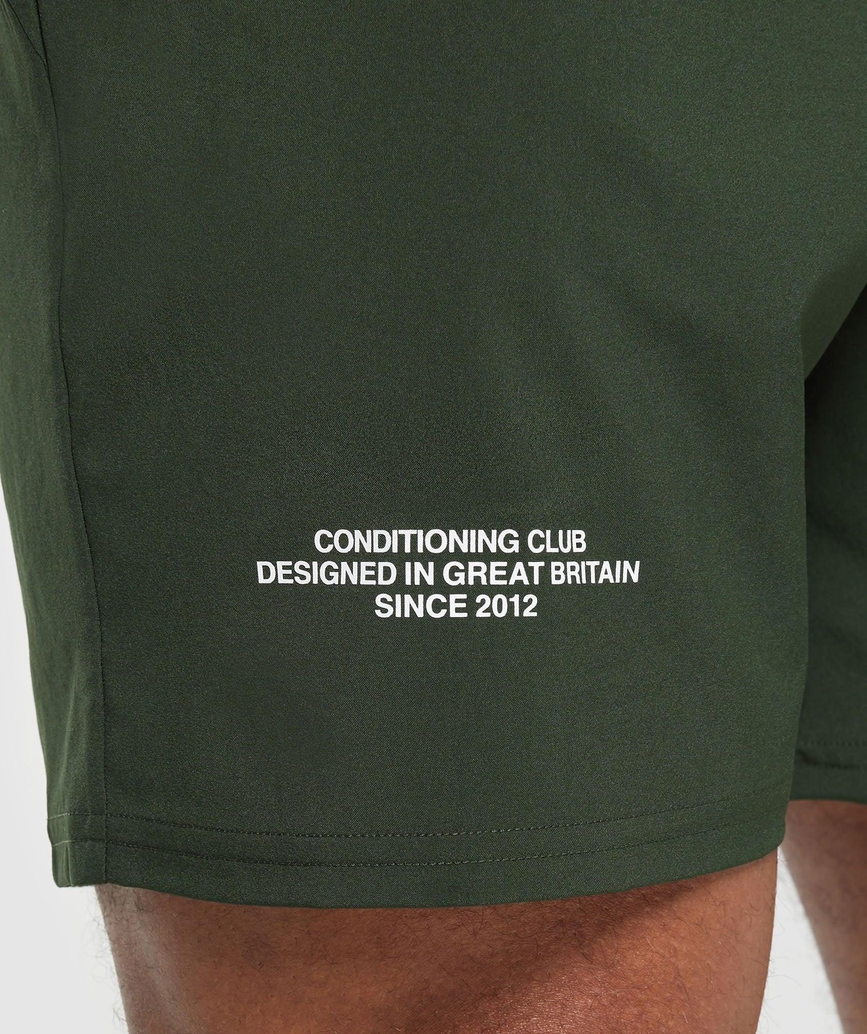 Gymshark Conditioning Club Shorts - Trail Green Male Product Image