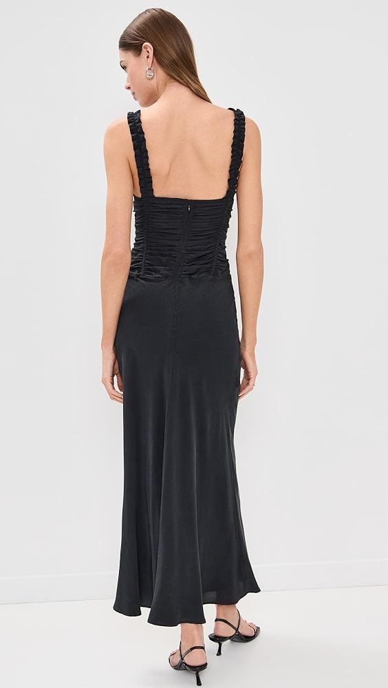 STAUD Nic Silk Maxi Dress | Shopbop Product Image