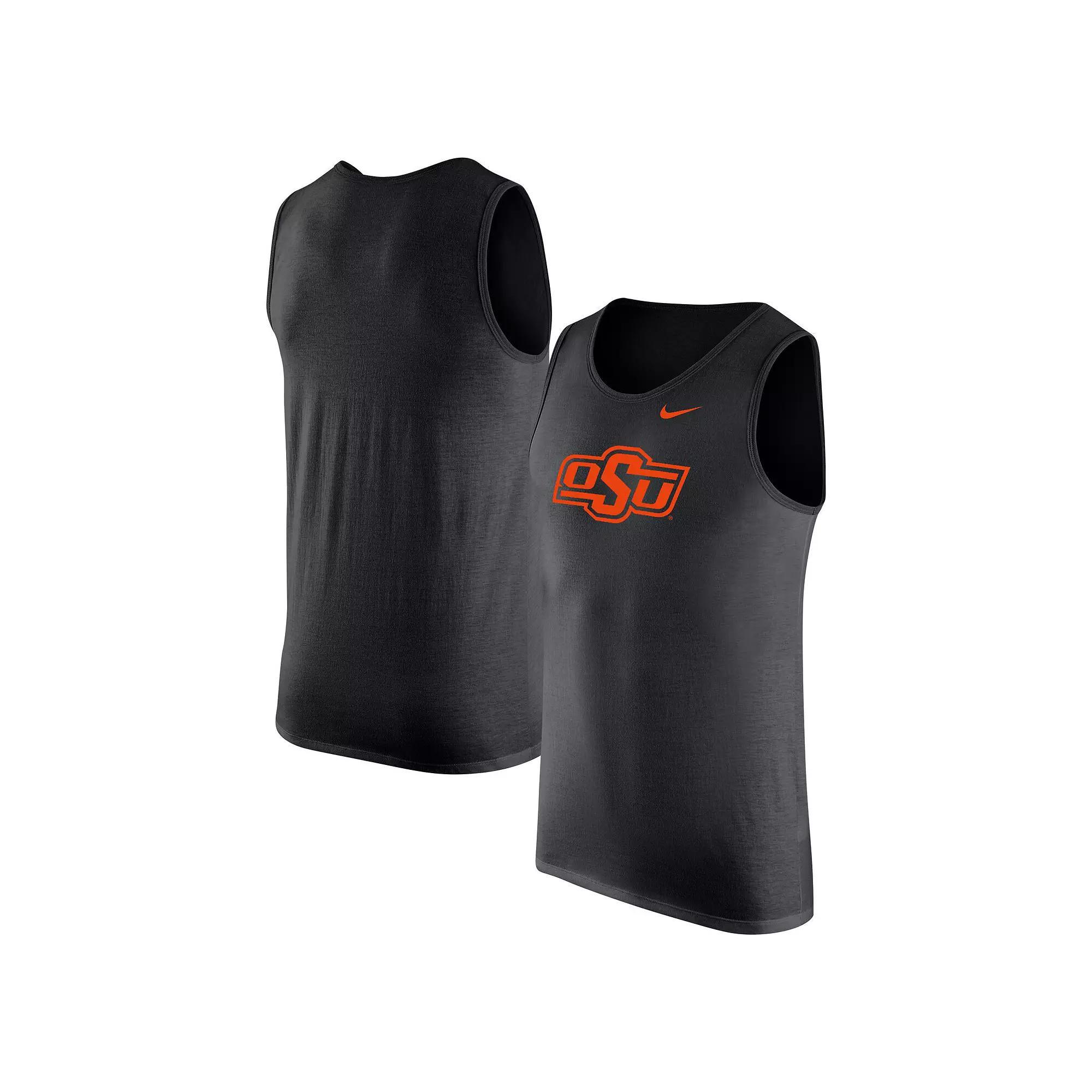 Men's Nike Black Oklahoma State Cowboys Tank Top,  Product Image