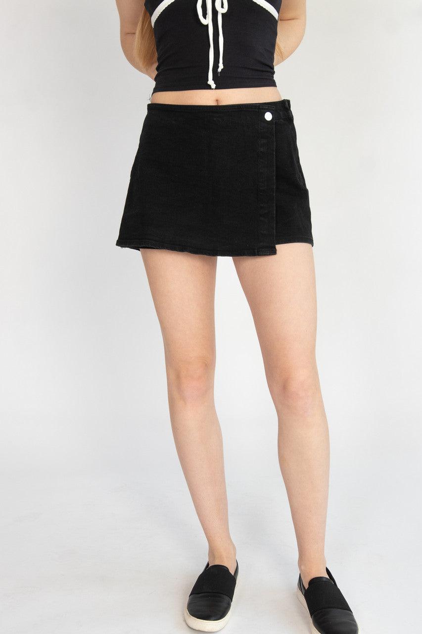 Denim Skort Product Image