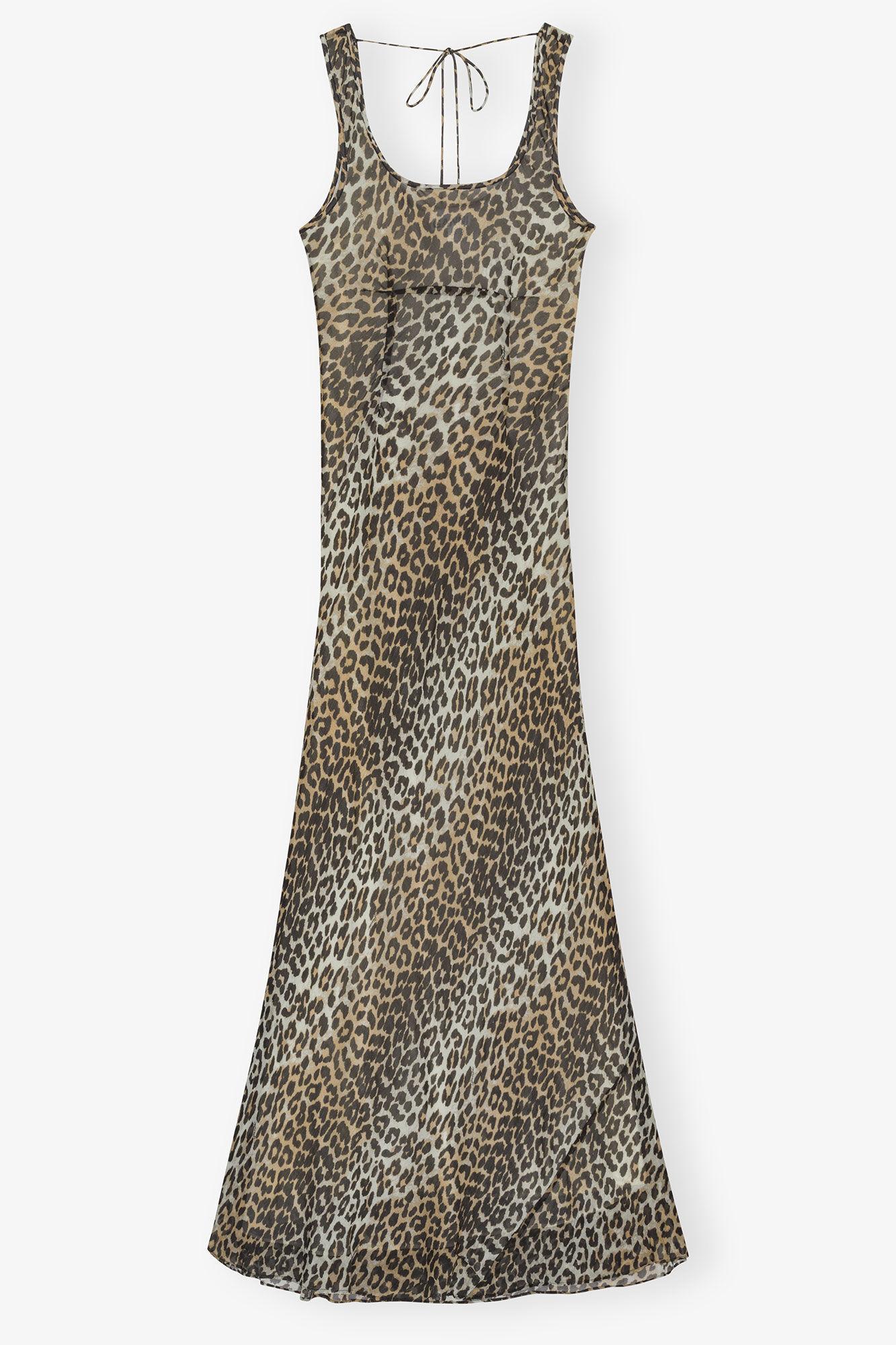 Leopard Print Maxi Dress Product Image