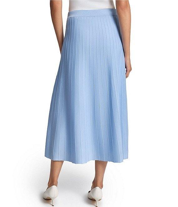 MISOOK Ribbed Knit A-Line Pull-On Skirt Product Image